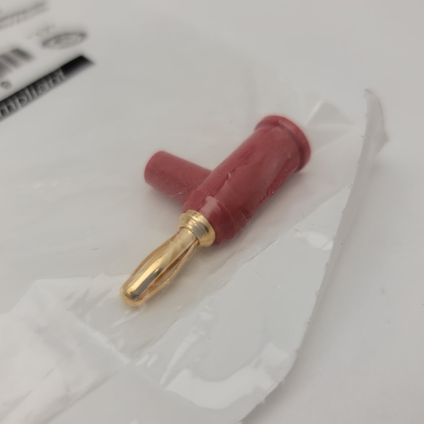 New Lot Of 4 Pomona 4897-2 Solderless Stackable Banana Jack Connectors, Red