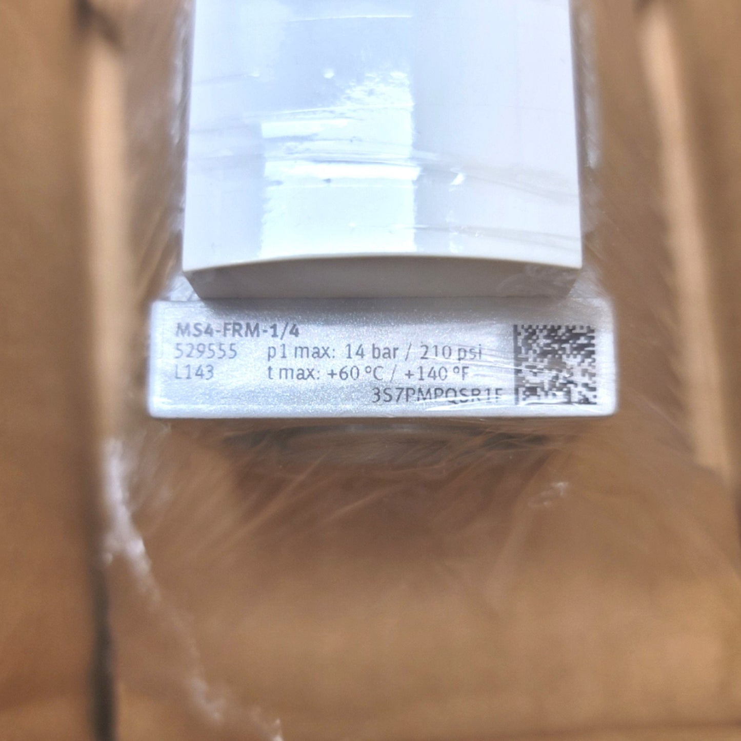New Festo MS4-FRM-1/4 529555 4-Port Branching Module, 210psi Max, G1/4, 4600l/min