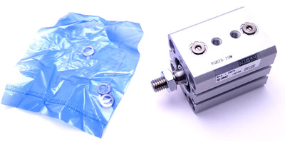 New SMC RQB20-15M Pneumatic Cylinder 20mm Bore 15mm Stroke, Male Rod End