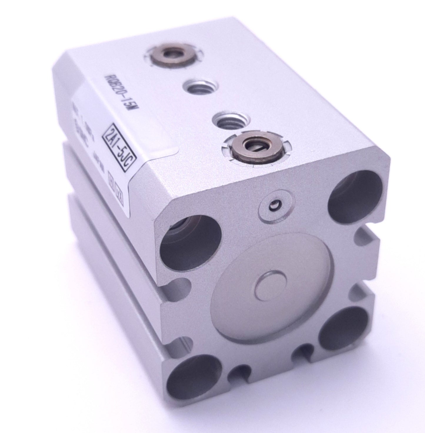 New SMC RQB20-15M Pneumatic Cylinder 20mm Bore 15mm Stroke, Male Rod End