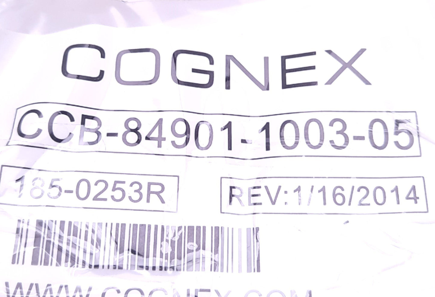 New Cognex CCB-84901-1003-05 Ethernet Communication Cable RJ45 to M12 8-Pin, 5m