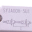 New SMC SY3A00H-5U1 Solenoid Valve 3 Pos Center, 24v DC, 2.54 CFM, 101 Psi Max