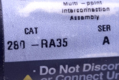 New Allen-Bradley 280-RA35 Reducing Adapter QC Male To Mini Female, M35/M22