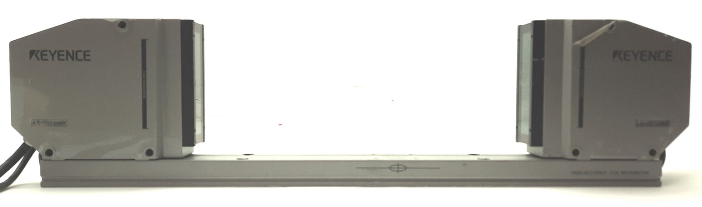 Used Keyence LS-7601 & LS-7070M LED CCD Micrometer System .5-65mm ±3μm Range 100-240V