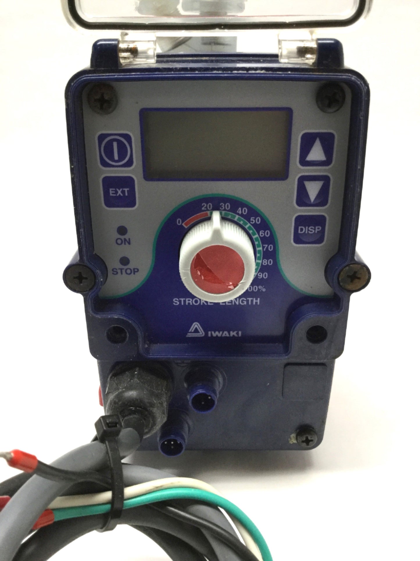 Used Iwaki EWN-B11VCURA Metering Pump & Drive Controller 150psi, 0.5GPH, 115VAC