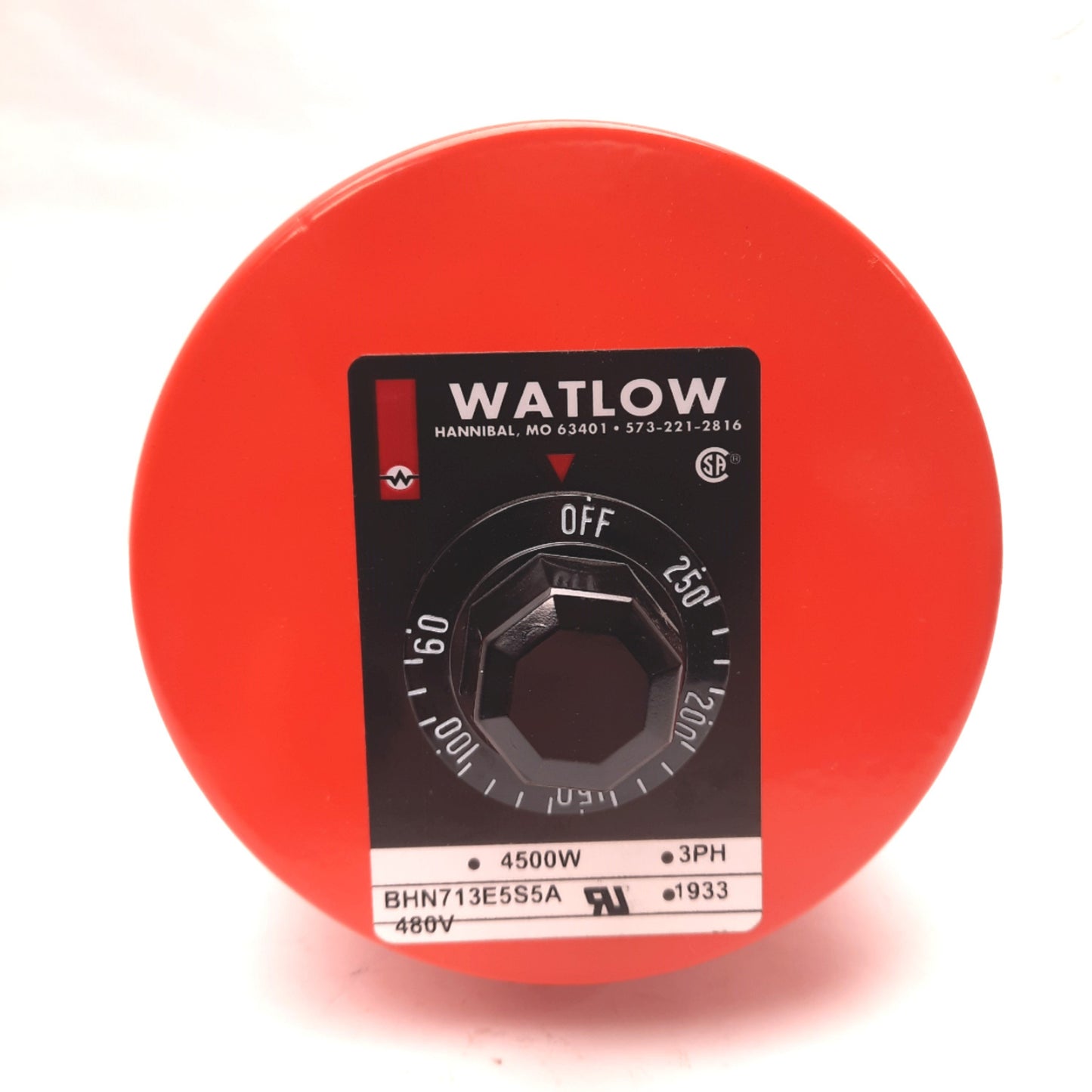 New Watlow BHN713E5S5A Screw Plug Immersion Heater 480VAC, 3Phase, 2"NPT