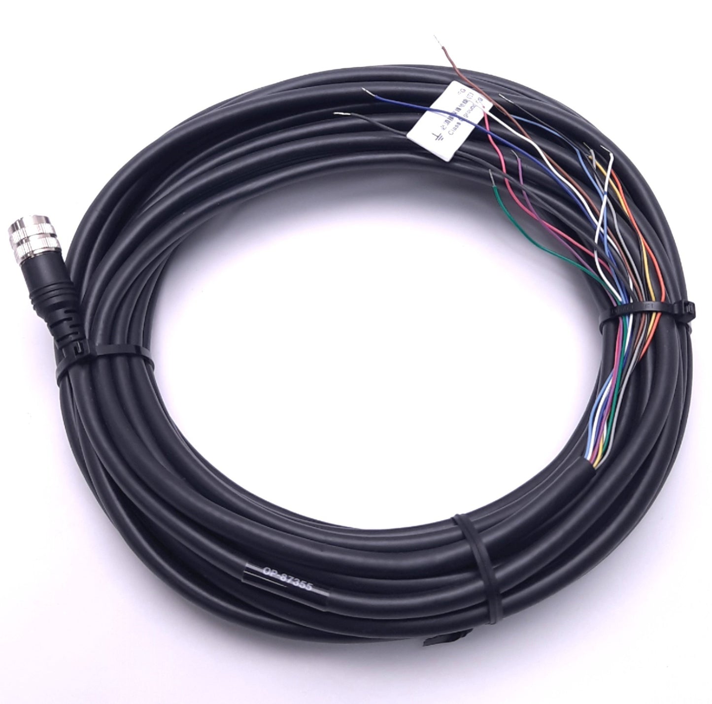 New Keyence OP-87355 Sensor Control Cable NFPA79 Compatible, 10m, 12 Pin Male