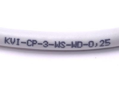 New Festo KVI-CP-3-WS-WD-0.25 Ninety Degree Connection Cable M9 5-Pin, 0.25m, 540327