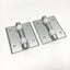 Used Lot of 2 LAMP HG-CV65 Aluminum Clean Room Door Butt Hinges, 2 Holes/Leaf 60x65mm