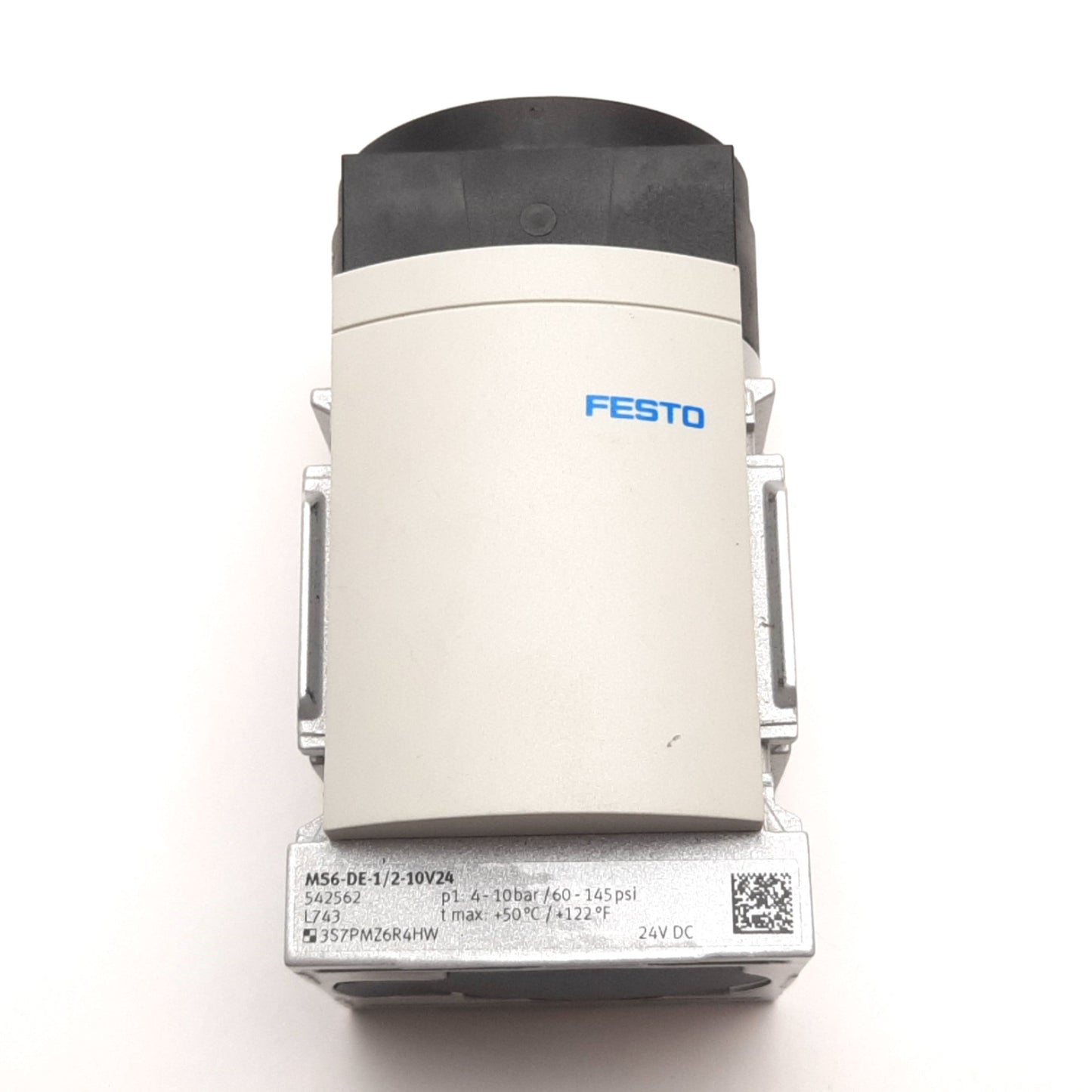 Used Festo MS6-DE-1/2-10V24 Soft Start Valve, 4-10bar / 60-145psi, 24VDC, G1/2