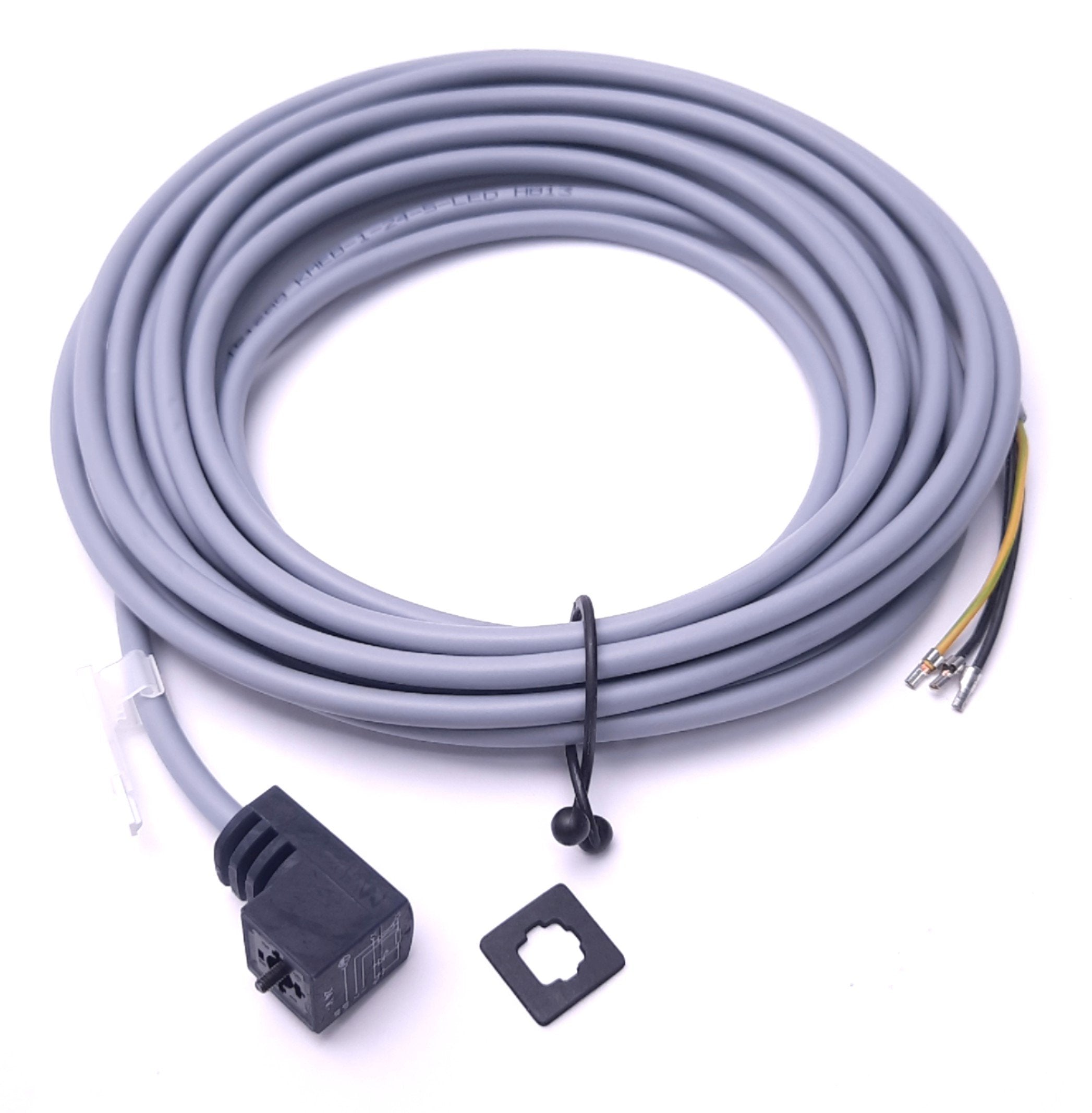 Festo KMEB-1-24-5-LED Plug Socket With Cable Angled, 3-Pin Type C