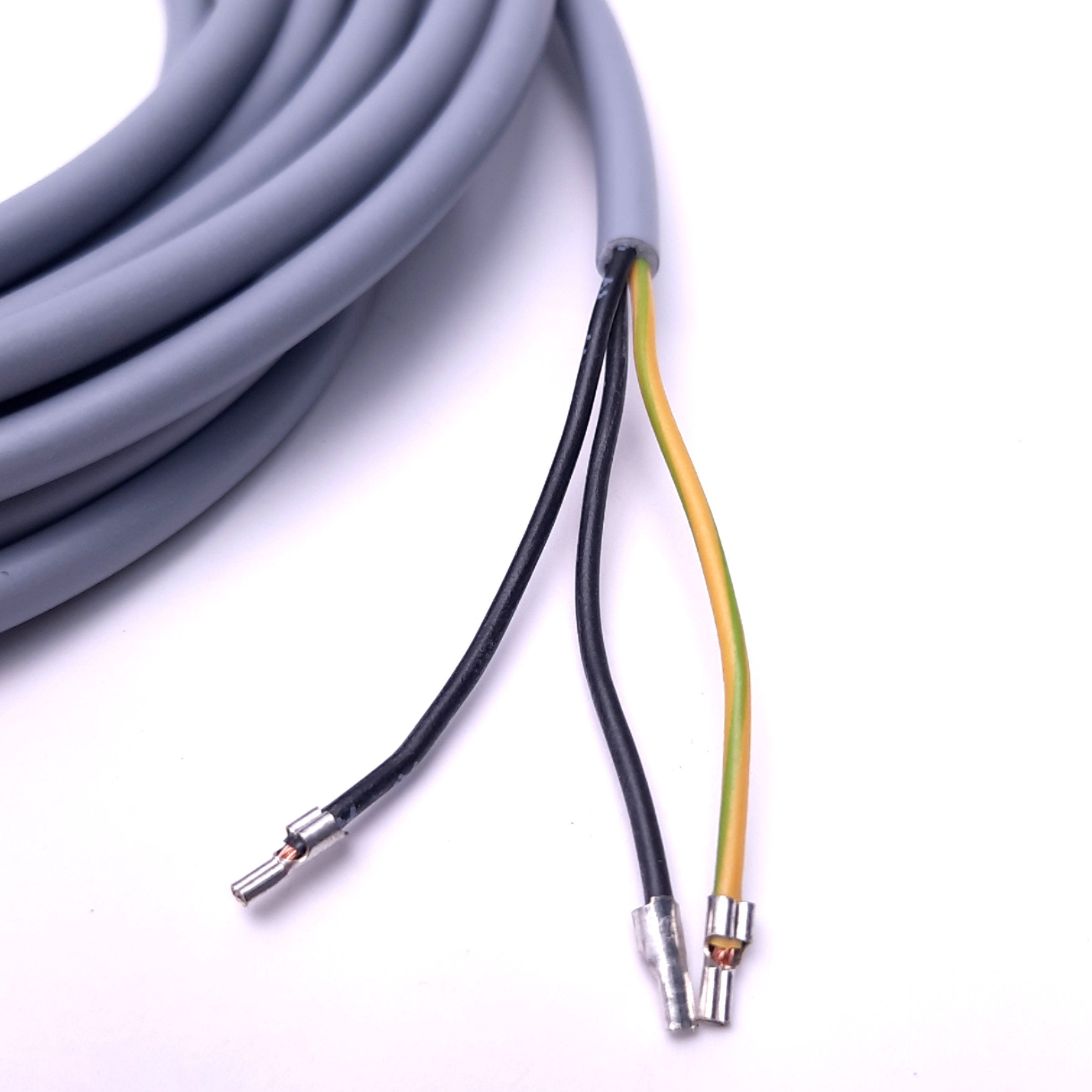 Festo KMEB-1-24-5-LED Plug Socket With Cable Angled, 3-Pin Type C