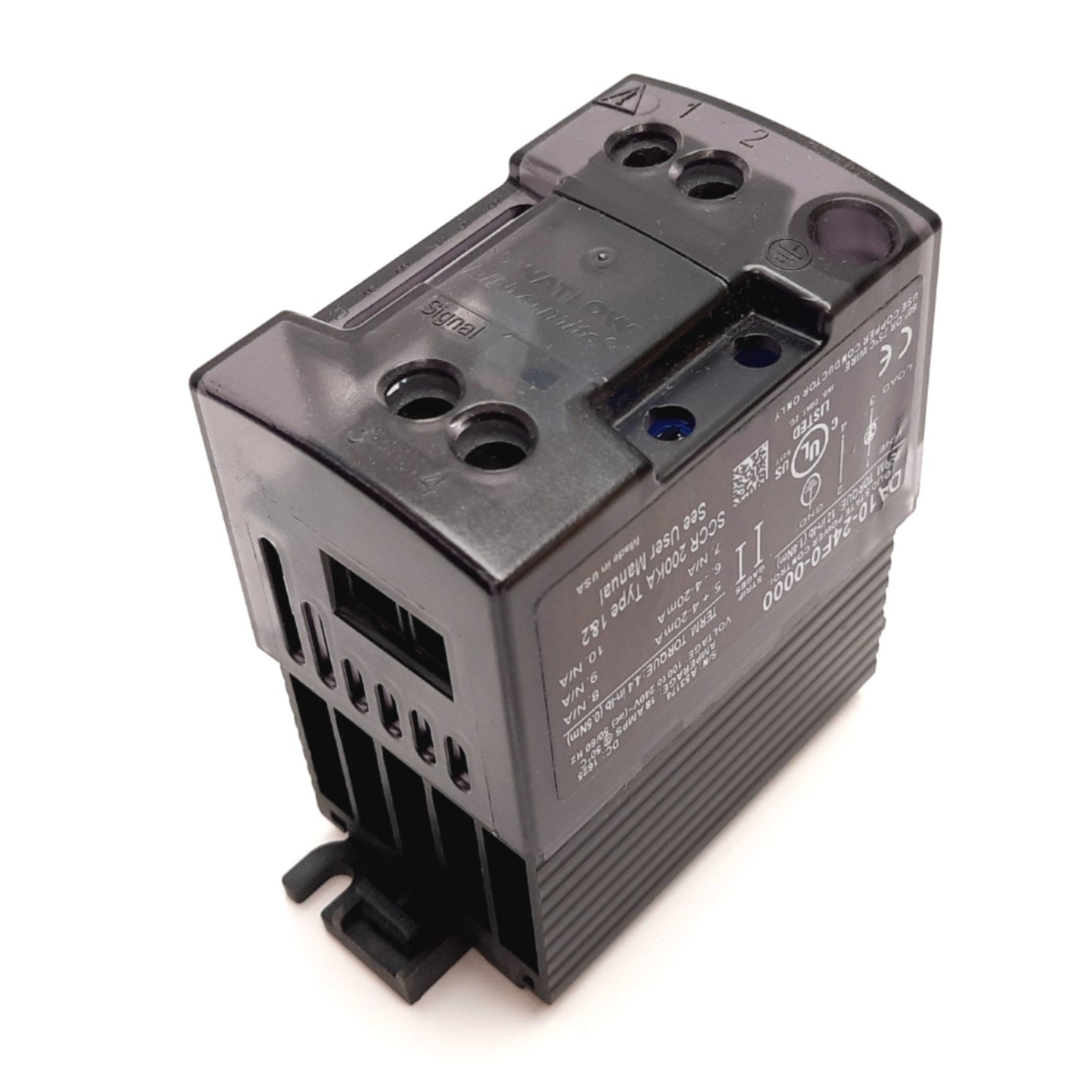 Used Watlow DA10-24F0-0000 Solid State Power Controller, 4-20mA, 100-240VAC 18A
