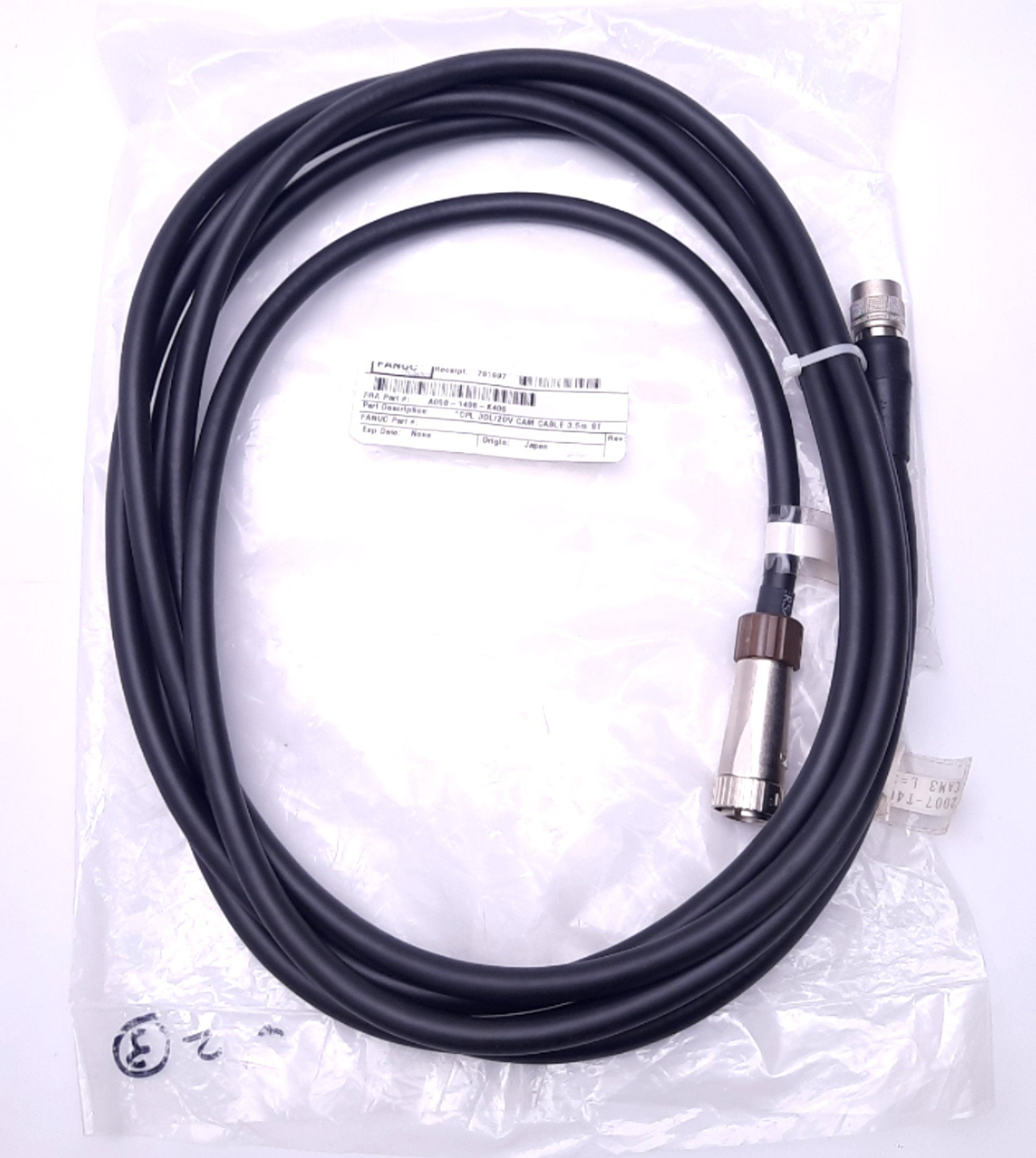 Fanuc A05B-1408-K406 Camera Cable HRS 10Pin Male to 12-Pin High Rose F ...