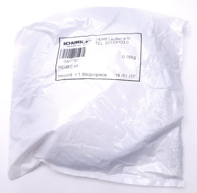 New Schunk 0307767 Power Supply Cable M8 4-Pin Male to Flying Leads, 5m Length