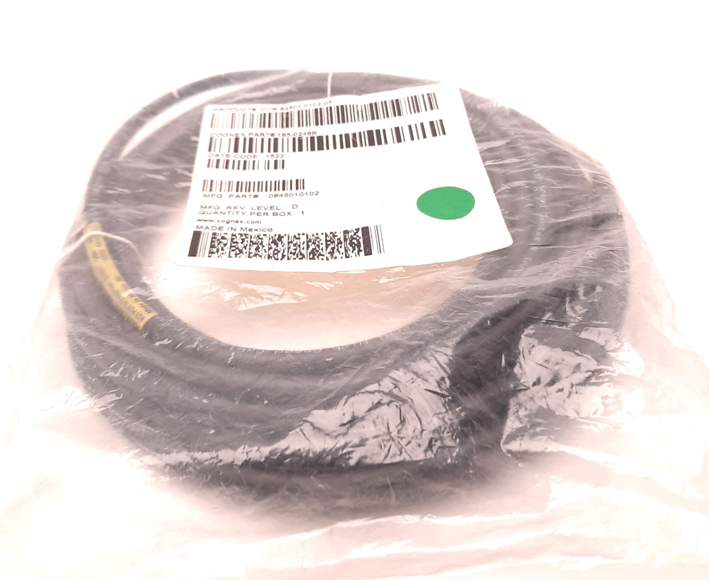 New Cognex 849010102 In-Sight Camera Power, Trigger, I/O Breakout Cable, M12 8-Pin