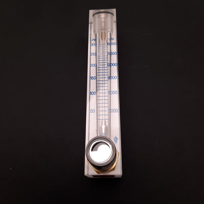 New Omega FL-2064 Acrylic Variable Area Flow Meter 30-300LPM 1/4" NPT 100PSI