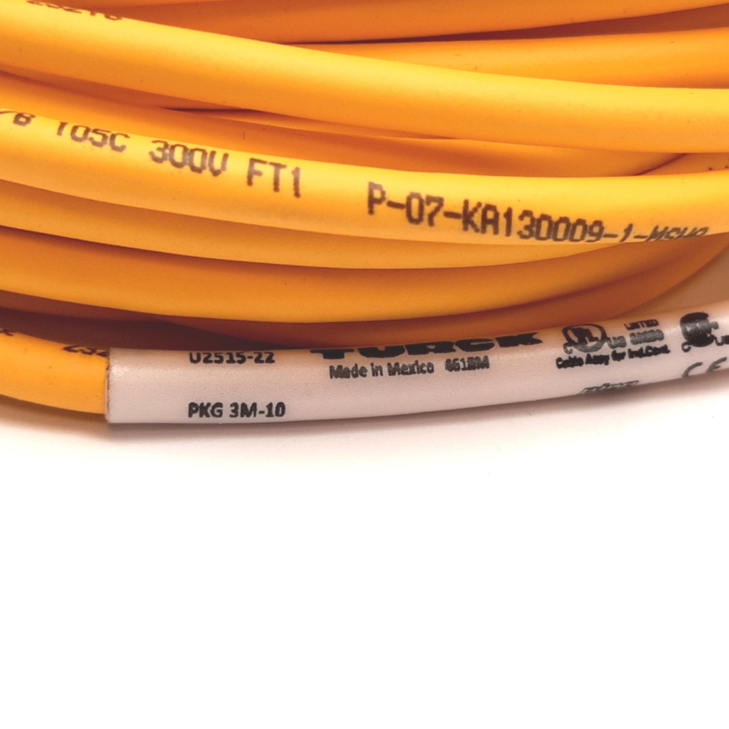 New Turck PKG 3M-10 Cordset, 3-Pin M8 Female to Flying Leads, 10m Long