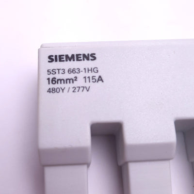 New Box of 9 Siemens 5ST36631HG Bus Bars 16mm, 12x1Ph, 15mm x 205mm Size