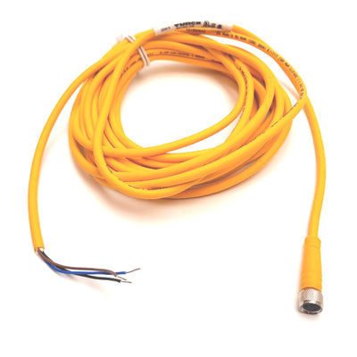 New Turck PKG 3M-5 Cordset, 3-Pin M8 Female to Flying Leads, 5m Long