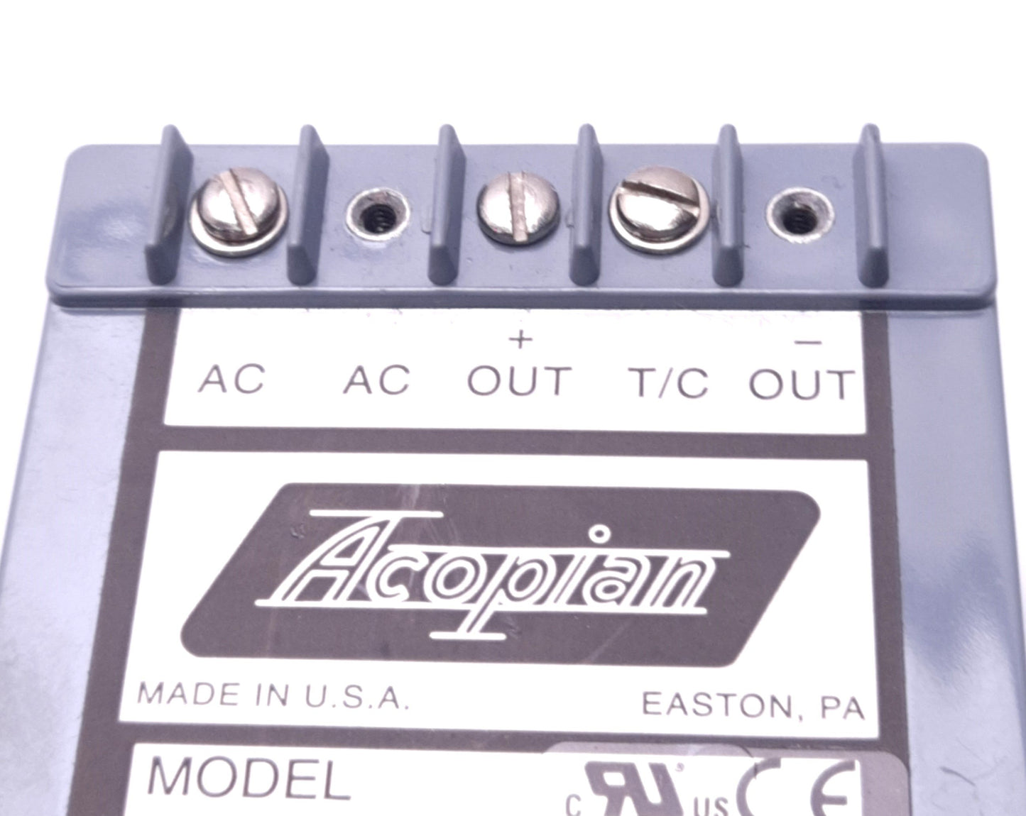 Used Acopian 24EB60 Power Supply Module 120v Input, 24v 0.6A Output, EB-20 Case