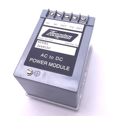 Used Acopian 24WB210 AC-DC Power Supply 85-180v AC Input, 24vDC 2.1A Out, EWB-20 Case