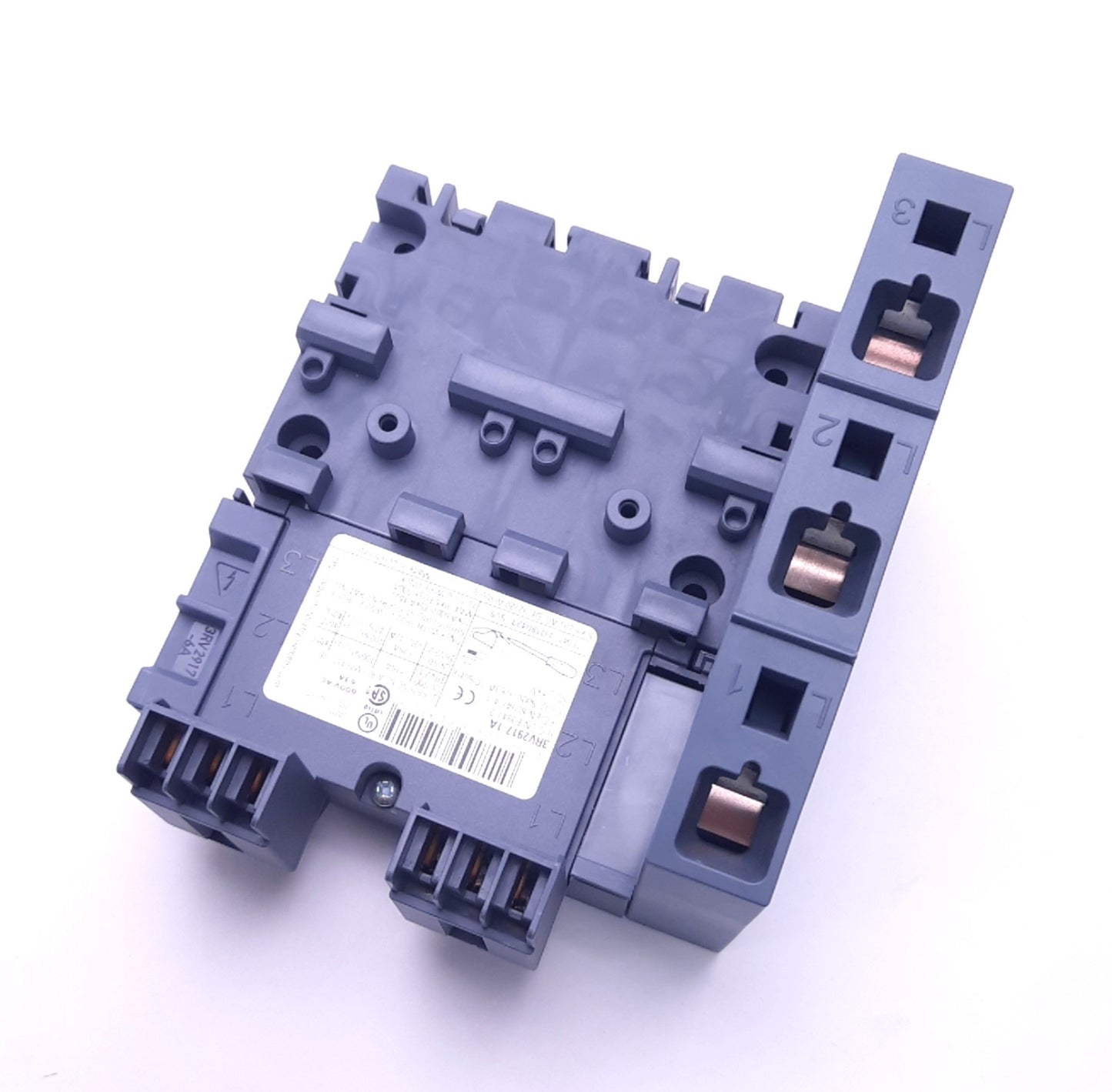 New Siemens 3RV2917-1A SIRIUS Busbar 3-Ph, Size S00/S0, 600v AC 63A, Infeed Left