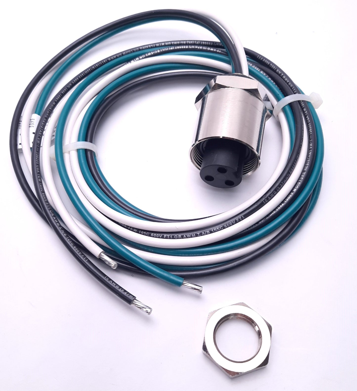 New Turck GKDF30-2M/14.5/NPT Powerfast Female Receptacle D 1-3/8" Size, 1/2-14 NPT