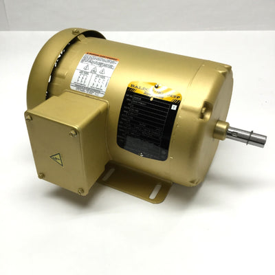 Used Baldor EM3538 SuperE AC Motor 230/460V 60Hz, 3-Phase, 1735RPM, 1/2HP, 56 Frame