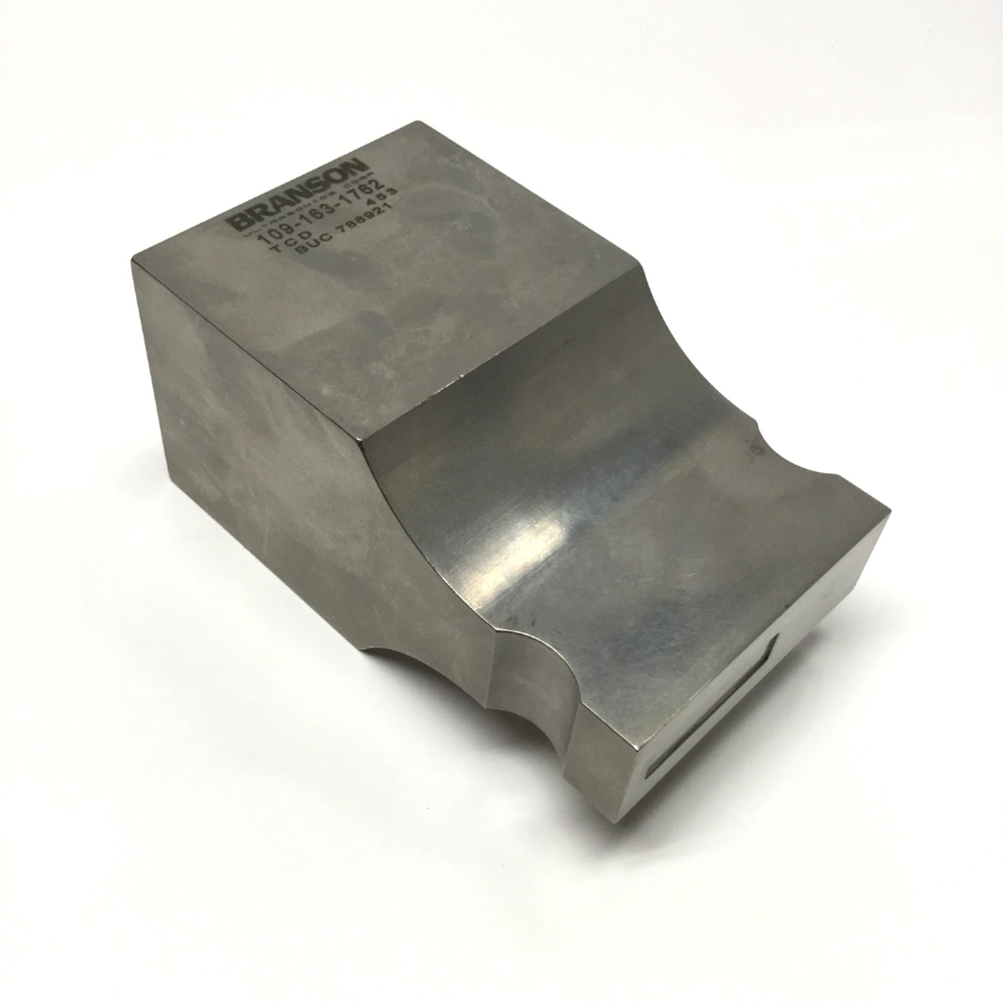 Used Branson 109-163-1762 Ultrasonic Welder Rectangular Bar Horn Titanium 3"x1" 20kHz
