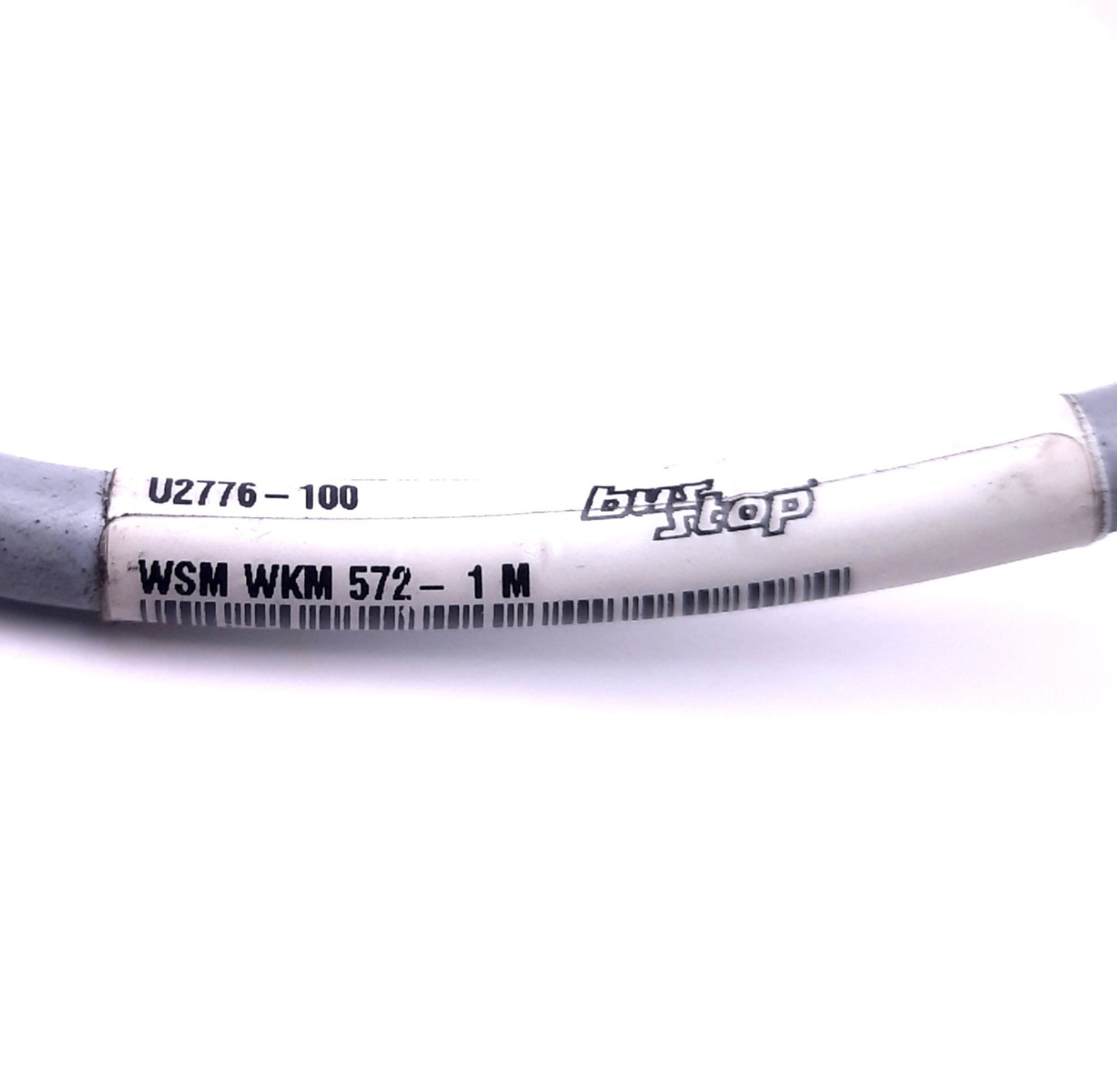 Used Turck WSM WKM 572-1M U2776-100 MiniFast 5-Pin 90 Deg Male to Female, 7/8-16UNC