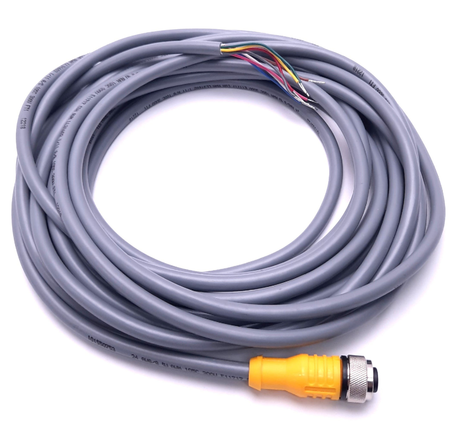 New Turck RKC 8T-5 U5311-52 Single End Cordset M12 8-Pin Female, 5m Length