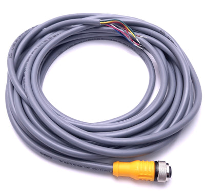 New Turck RKC 8T-5 U5311-52 Single End Cordset M12 8-Pin Female, 5m Length