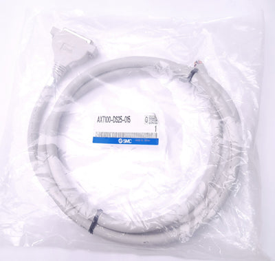 New SMC AXT100-DS25-015 Connector Cable DB25F to Flying Leads 1.5m, VQ1000, VV5Q*