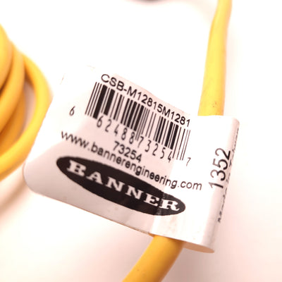 New Banner CSB-M12815M1281 Cordset Splitter M12 Male to M12 Female x 2 8 Pin, 14ft