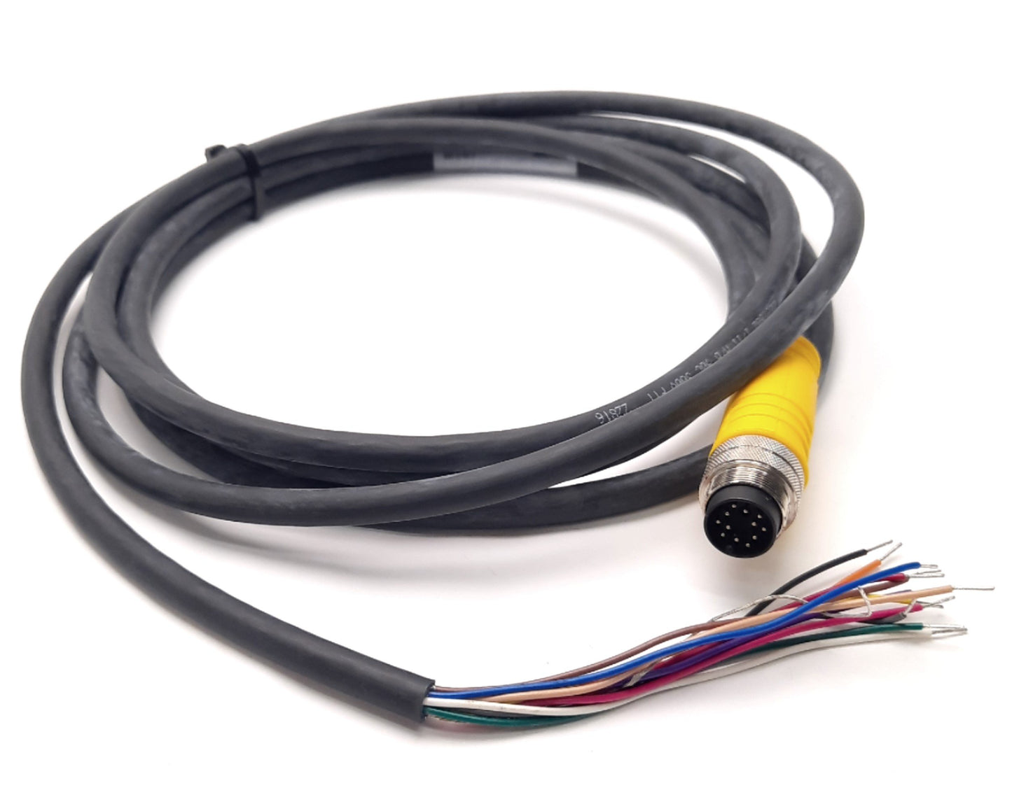 New Turck BSM 12-001-3 Connector Cable M16 Versafast 12 Pin Male to Leads, 3m Length