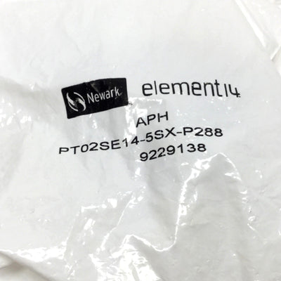 New Amphenol PT02SE14-5SX-P288 Box Mount Circular Bayonet Connector, 5-Pos, 13A