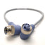Used Turck WSM WKM 572-0.5M U2776-11 MiniFast 5-Pin 90 Deg Male to Female, 7/8-16UNC