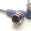 Used Turck WSM WKM 572-0.5M U2776-11 MiniFast 5-Pin 90 Deg Male to Female, 7/8-16UNC