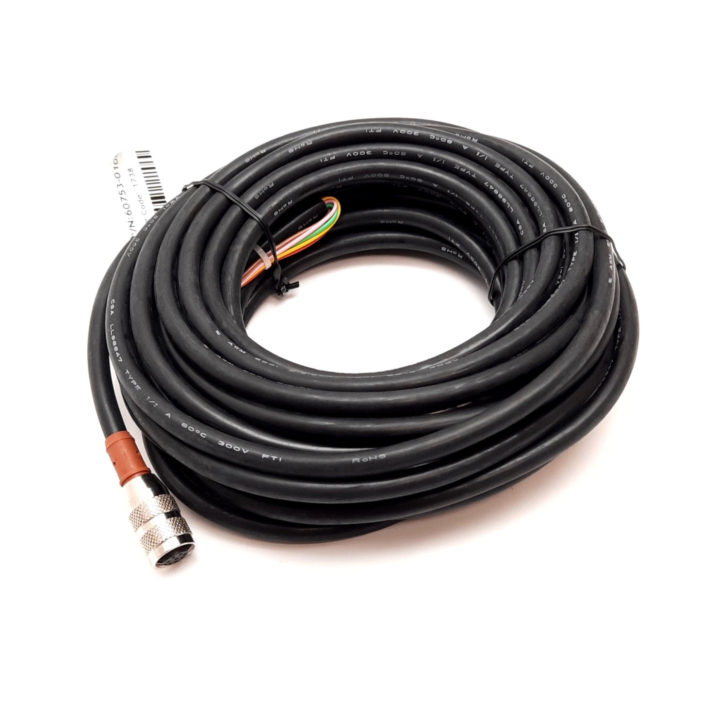 New Omron MS4800-CBLRX-10M Safety Light Curtain Receiver Cable, 8-Pin Female, 10m