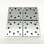 Used Lot of 4 80/20 2407 Aluminum Leveling Caster Base Plate 3" x 3" x .75" 15 Series