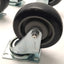 New Lot of 6 Shephard Casters PGS40120ZN-TPU22(GG) 4x1-1/4" TPU Wheel, 5" Height