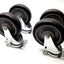 Used Lot of 4 Shephard Casters PGS50120ZN-TPU22(GG) 5x1-1/4" TPU Wheel, 6-1/4" Height