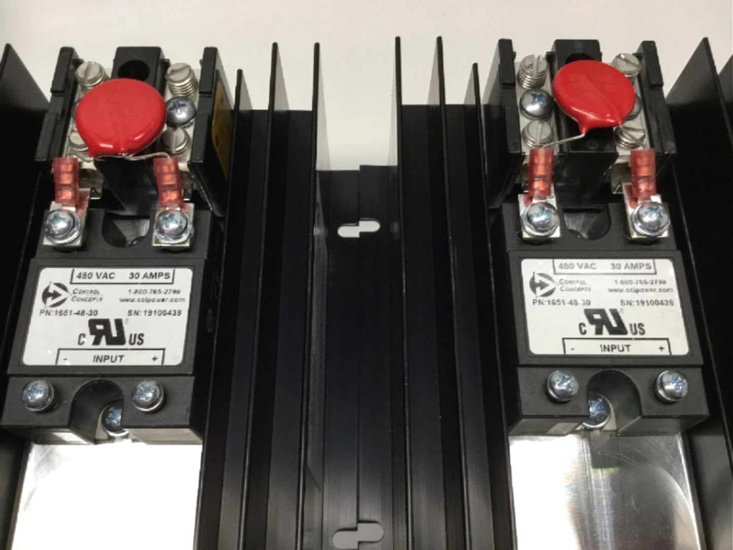 New – Open box Control Concepts 3321A-48-30-4/20mA 3-Phase SCR Power Controller, 480VAC, 30A