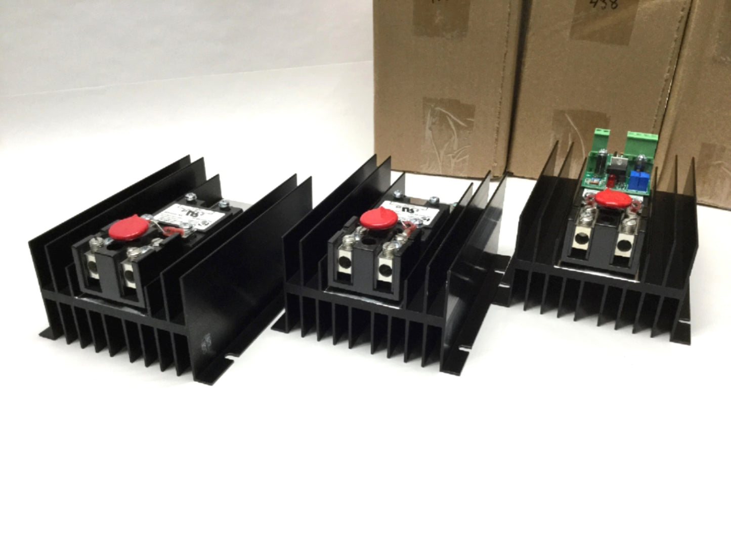 New – Open box Control Concepts 3321A-48-30-4/20mA 3-Phase SCR Power Controller, 480VAC, 30A