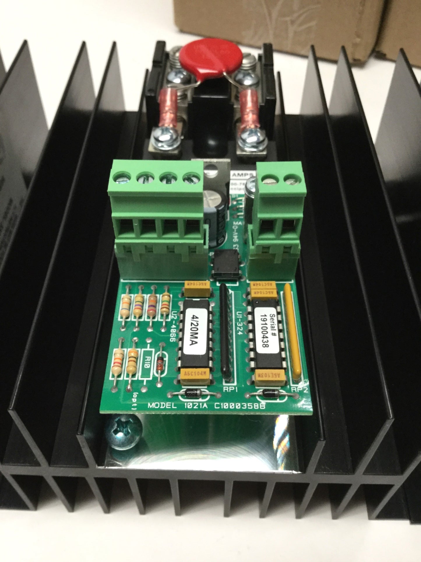 New – Open box Control Concepts 3321A-48-30-4/20mA 3-Phase SCR Power Controller, 480VAC, 30A
