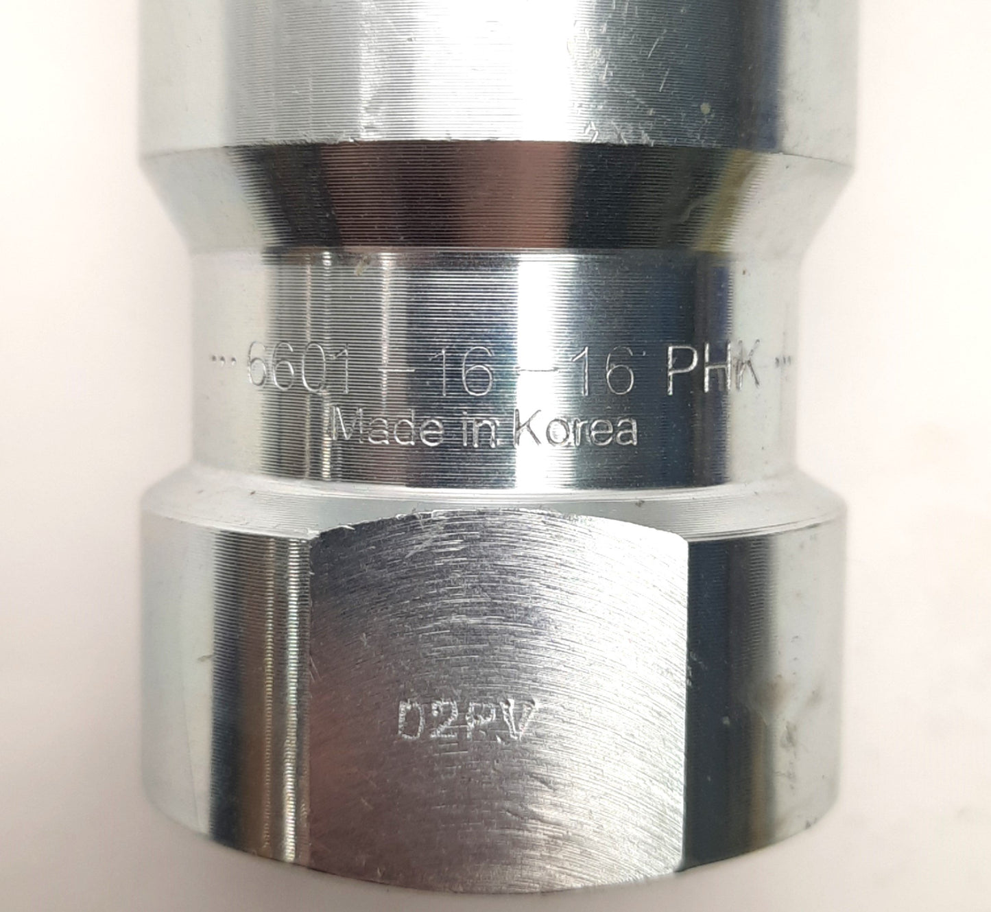 New Parker 6601-16-16 PHK Hydraulic Quick Coupler 1" NPTF, 4000 Psi Max, Stainless