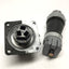Used Hubbell HBL430PS1W Insulgrip Pin & Sleeve Plug & Receptacle 3-Pole 4-Wire, 30A