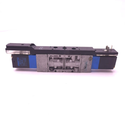 Used Festo MVH-5/3E-1/8B Air Solenoid Valve 24VDC, 3-10 Bar, 1,000 l/min