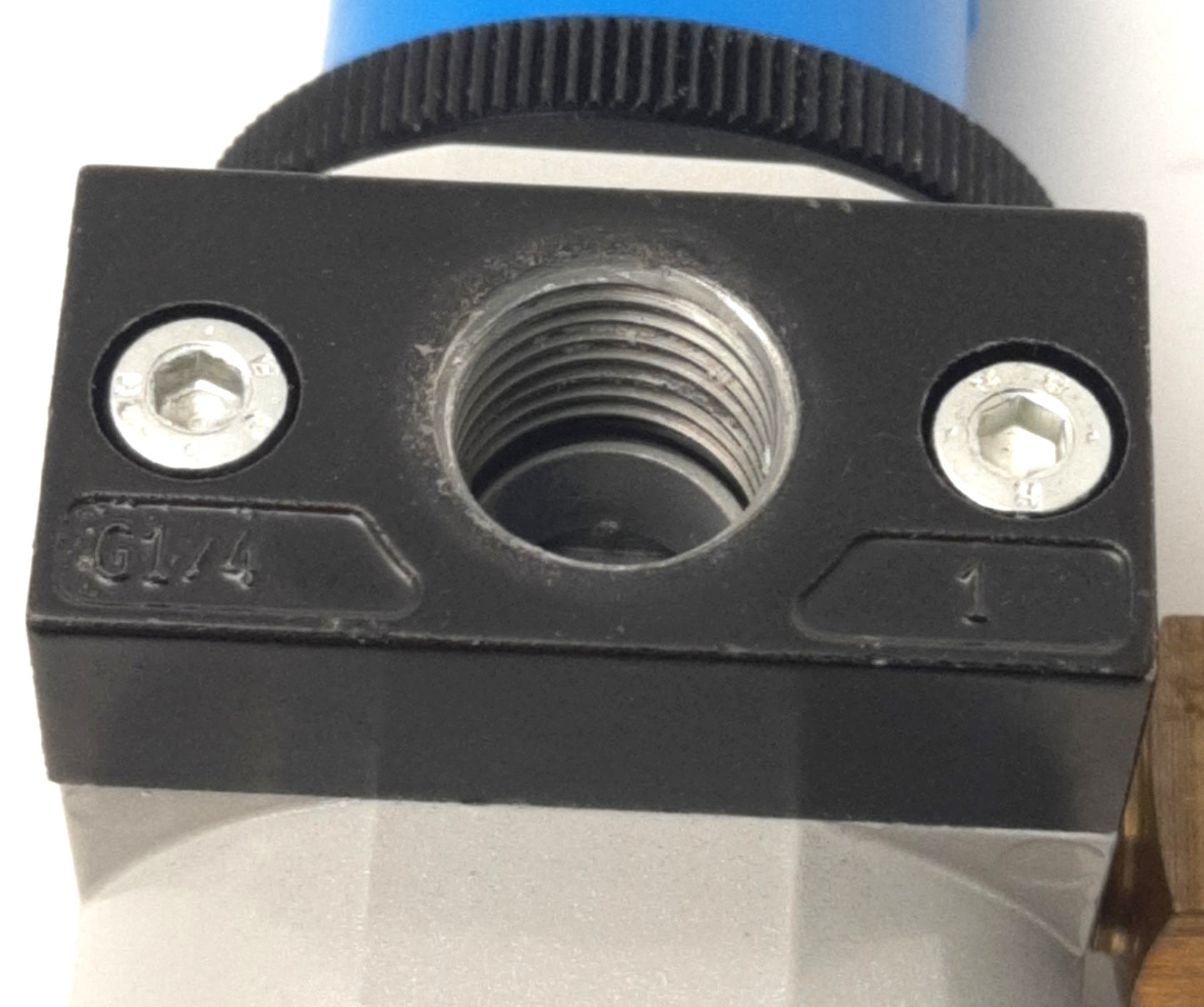 Used Festo LR-1/4-D-I-Mini Pressure Regulator .5 to 12 Bar, 1500L/Min, G1/4 Ports